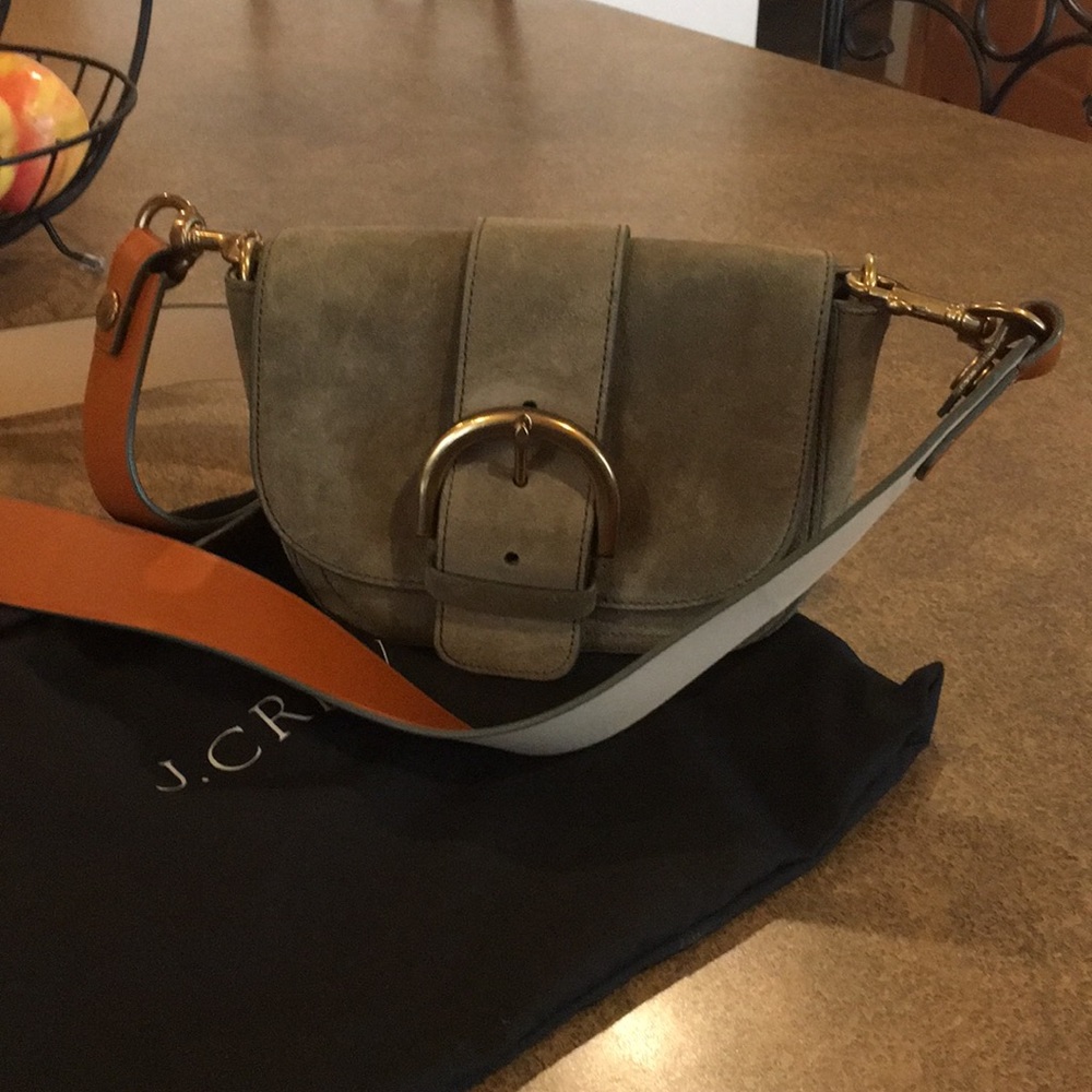 J. Crew Suede Crossbody Bag